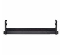 StarTech.com Under Desk Cable Management Tray Length Adjustable Cable Organizer Clamp-On Installation No Drilling Required Power Bar Holder Black