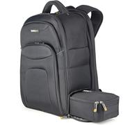 StarTech.com 17.3" Laptop Backpack with Removable Accessory Organizer Case - Professional IT Tech Backpack for Work/Travel/Commute - Ergonomic Computer Bag - Durable Ballistic Nylon - Notebook/Tablet Pockets