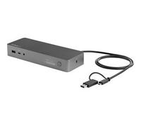 Startech Universal Laptop Docking Station Hybrid Usb-C & Usb-A Dock Dual 4K Dp &