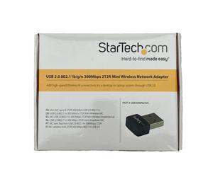 StarTech USB 2.0 300Mbps Mini Wireless-N Network Adapter 801.11b/g/n 2T2R WiFi