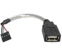 STARTECH - USB 2.0 A Female to 4 Pin USB Motherboard Header Adaptor, 15cm