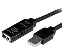 Startech - Usb 2.0 A Male To Female Active Extension Lead, 10M Black