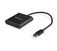 StarTech USB 3.0 to Dual HDMI Adapter, USB to 2x HDMI Monitor Converter for W...