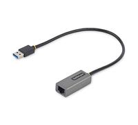StarTech.com USB 3.0 to Gigabit Ethernet Network Adapter - 10/100/1000 Mbps USB to RJ45 USB 3.0 to LAN Adapter USB 3.0 Ethernet Adapter (GbE) 11in Attached Cable Driverless Install