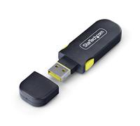 StarTech USB-A Port Blocker Key with 4x Locking USB-A Dust Cover Plugs, Snap-In Port Protectors for Laptops and Computers