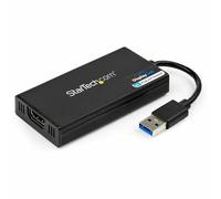 StarTech USB-A to HDMI Display Adapter, 4K 30Hz UHD, USB Powered | USB 3.2, Single display, 5.1ch audio, HDCP 2.2, Mac and Windows