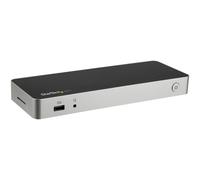 StarTech.com USB C Dock - Dual Monitor HDMI & DisplayPort 4K 30Hz - USB Type-C Laptop Docking Station 60W Power Delivery, SD, 4-port USB-A 3.0 Hub, GbE, Audio - Thunderbolt 3 Compatible