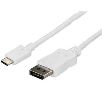 STARTECH - USB-C Male to DisplayPort Male Adaptor Lead, 1.8m White