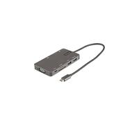 StarTech.com USB C Multiport Adapter - HDMI 4K 30Hz or VGA Travel Dock - 5Gbps USB 3.0 Hub (USB A / USB C Ports) - 100W Power Delivery - SD/Micro SD - GbE - 30cm Cable - USB C Mini Dock