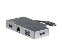 STARTECH - USB-C Multiport Adaptor with 4K HDMI, VGA, USB & Power Delivery 3.0