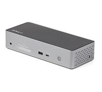 StarTech USB-C Quad 4K 60Hz Dock for MacBook Pro/Air M1-M4, 100W, GbE | MacBook Air, Windows, macOS and ChromeOS, Europe plug, 4-port USB hub, 10Gbps USB-C, Gigabit Ethernet, K-Slot