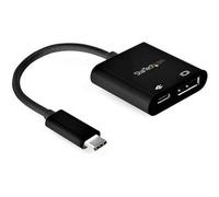 StarTech.com USB C to DisplayPort Adapter with Power Delivery - 8K 60Hz /4K 120Hz USB Type C to DP 1.4 Video Converter w/ 60W PD Pass-Through Charging - HBR3 - Thunderbolt 3 Compatible