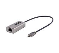 StarTech USB-C to RJ45 Gigabit Ethernet Adapter – USB 3.0, 10/100/1000 Mbps, 12in Cable, Driverless