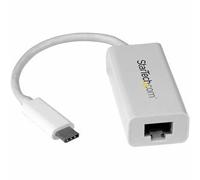 Startech Usb-C To Gigabit Ethernet Adapter White Thunderbolt 3 Port Compatible U