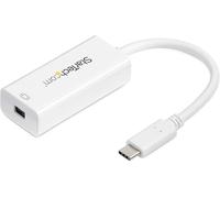 StarTech.com USB-C to Mini DisplayPort Adapter - 4K 60Hz - White - USB 3.1 Type-C to Mini DP Adapter - Upgraded Version is CDP2MDPEC