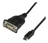 StarTech USB-C to RS232 Adapter Cable ICUSB232C - DB9 M/M, 16" (40cm), Windows/Mac/Linux