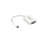 StarTech USB-C to VGA adapter - USB Type-C to VGA Video Converter - White