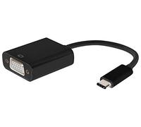 StarTech USB-C to VGA Adapter with Presentation Mode 1080p CDP2VGA | Keep presentations running smoothly with a USB-C to VGA adapter featuring a unique Presentation Mode switch.