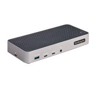 StarTech.com USB-C Triple Monitor Docking Station - HDMI/DP Triple 4k USB-C Dock - 5x USB Hub - GbE - 100W PD - Universal Multi Monitor Docking Station - Thunderbolt 3/4 Compatible