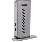 StarTech.com USB-C USB-A Dock - Hybrid Universal USB 3.0 Docking Station for USB-C or USB-A Laptop - Dual Monitor 4K 60Hz HDMI/DisplayPort - 6x USB-A, GbE - USB 3.1 Gen 1 - Windows/Mac