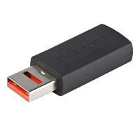 StarTech Usb Data Blocker Adapter Usb A Male to Female Secure Charging Data ...