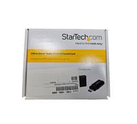StarTech.com USB Stereo Audio Adapter External Sound Card