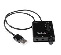 StarTech USB Stereo Audio Adapter External Sound Card with SPDIF Digital Audi...