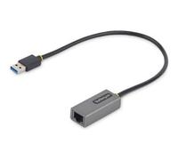 StarTech.com USB 3.0 to Gigabit Ethernet Network Adapter - 10/100/1000 Mbps USB to RJ45 USB 3.0 to LAN Adapter USB 3.0 Ethernet Adapter (GbE) 11in Attached Cable Driverless Install