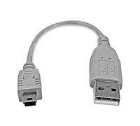 StarTech USB2HABM6IN 150mm 150mm Mini USB 2.0 Cable - A To Mini B