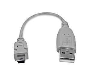 StarTech USB2HABM6IN 150mm 150mm Mini USB 2.0 Cable - A To Mini B
