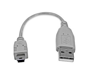 StarTech USB2HABM6IN 150mm 150mm Mini USB 2.0 Cable - A To Mini B