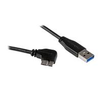 StarTech USB3AU50CMRS 500mm USB A 3.0 To Micro B Right Angle Slim Cable