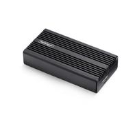 StarTech.com USB4 M.2 NVMe Enclosure, 40Gbps, External USB-C/Thunderbolt NVMe SSD Enclosure, Aluminum Heatsink Case, B+M/M-Key