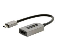 StarTech.com USB C to HDMI Adapter - 4K 60Hz Video, HDR10 - USB-C to HDMI 2.0b Adapter Dongle - USB Type-C DP Alt Mode to HDMI Monitor/Display/TV - USB C to HDMI Converter