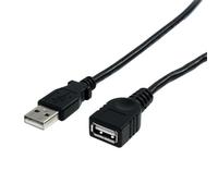 StarTech.com 3 ft Black USB 2.0 Extension Cable A to A - M/F