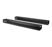 StarTech.com Vertical Cable Organizer with Finger Ducts - 0U - 6 ft.