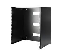 StarTech Wall Mount Network Rack WALLMNT12 12U – 14in Deep, Low-Profile, 125 lb, Black