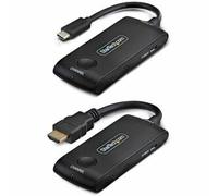 StarTech.com Wireless USB-C to HDMI Extender for Meeting Rooms and Huddle Spaces 4K 60Hz 65ft Range USB Powered Plug-and-Play Transmitter and Receiver Kit