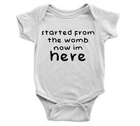 Started From The Womb Babygrow