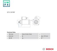 New Starter for VW:EUROVAN IV Van,CARAVELLE IV Bus,TRANSPORTER IV Van