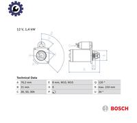 BOSCH 0 986 026 220 Starter motor