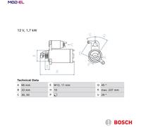 BOSCH 0 986 026 520 Starter motor