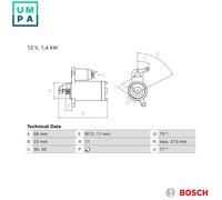 STARTER 0 986 027 500 FOR AUDI A4/B9/Allroad A5/Sportback/Convertible Q5 2.0L