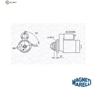 MAGNETI MARELLI 063280045010 Starter motor