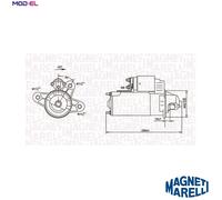 MAGNETI MARELLI 063720977010 Starter motor