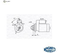 STARTER 063721045010 FOR ALFA ROMEO SUZUKI SX4/CLASSIC/MONOCAB FIAT MAREA 1.9L