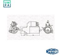 Starter Magneti Marelli 063721050010 for FORD