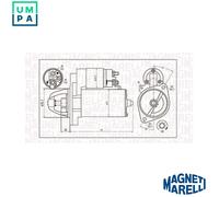 MAGNETI MARELLI 063721202010 Starter motor