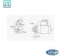 MAGNETI MARELLI 063721203010 Starter motor