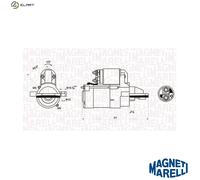 MAGNETI MARELLI 063721246010 Starter motor